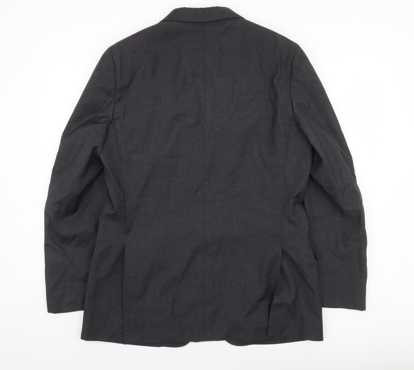Confitalia Men's Black Blazer, Size 40, Elegant Business Wear