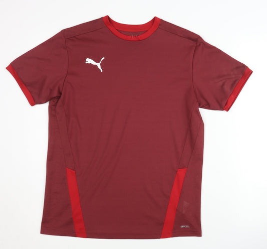 Puma Boys Red Jersey T-Shirt 15-16 Years