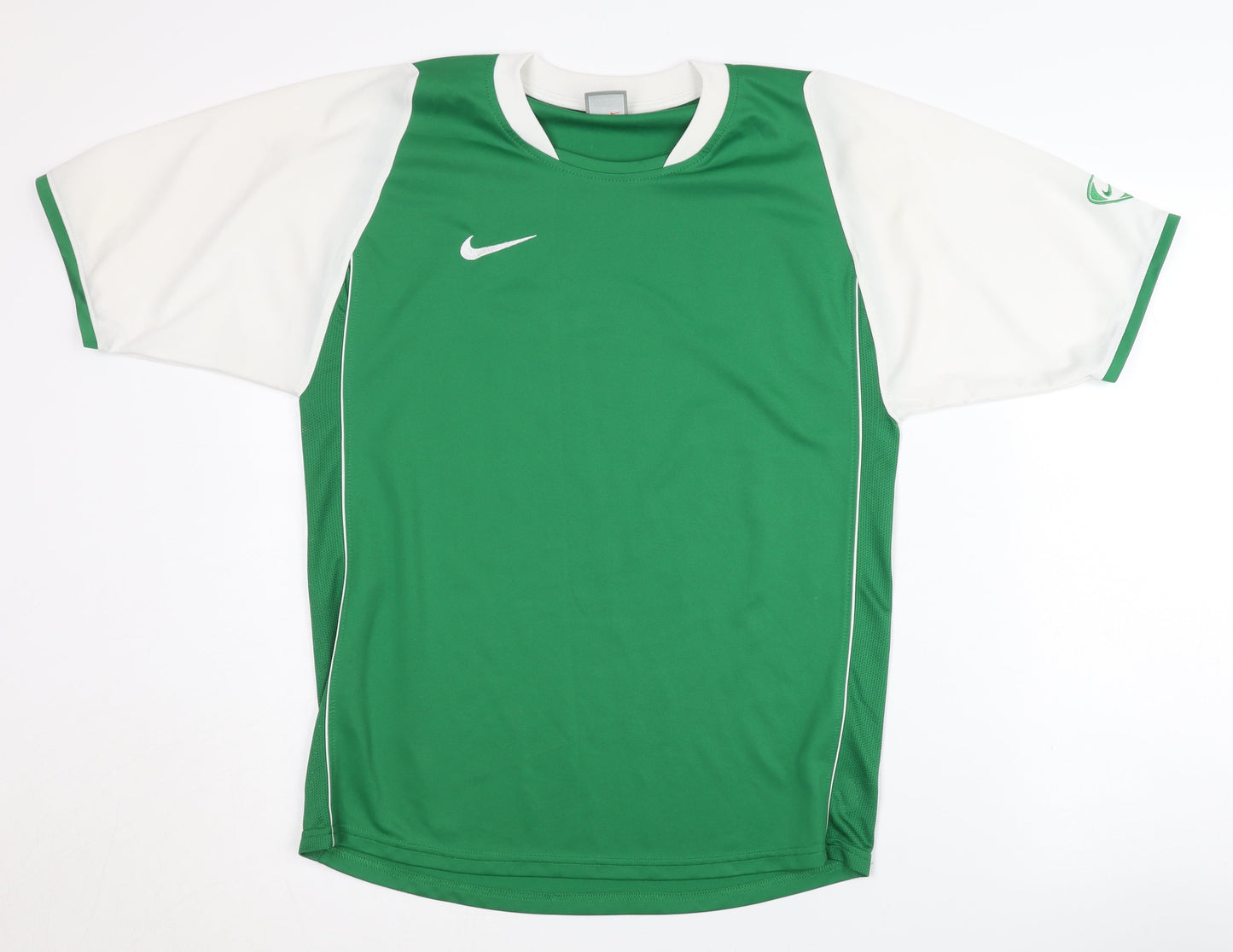 Nike Green Men's Jersey S - Short Sleeve Activewear