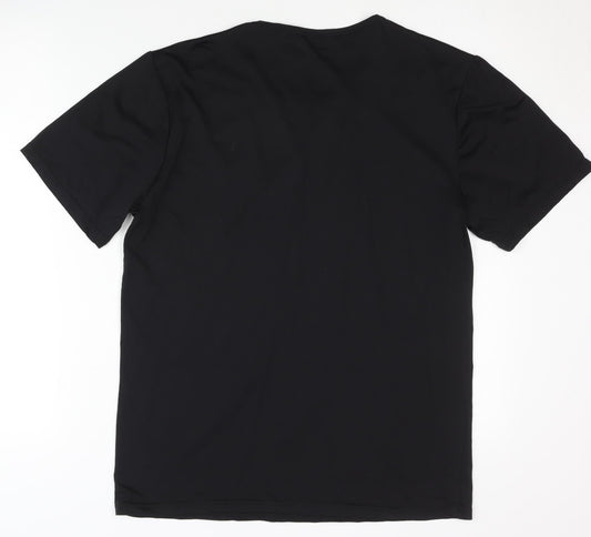 Enrico Mori Men's Black XL Athletic T-Shirt