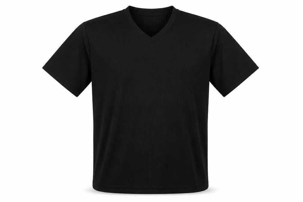 Reward Men's Black V-Neck T-Shirt Size L