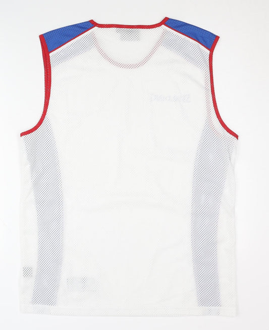 Spalding Men's White Basketball Jersey M