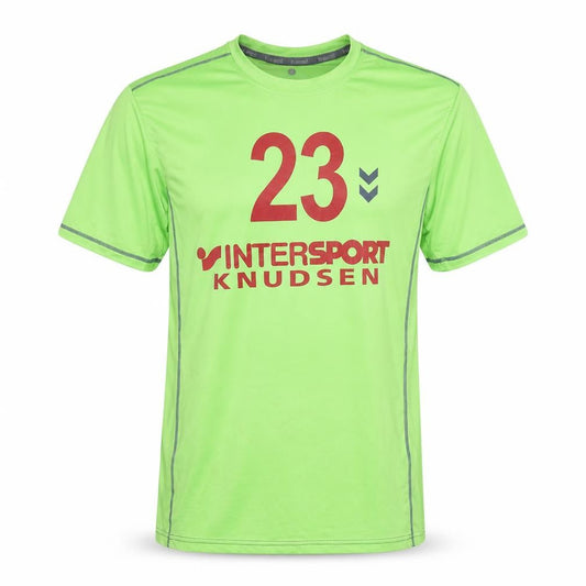 hummel Men's Green T-Shirt Size M - Activewear Jersey
