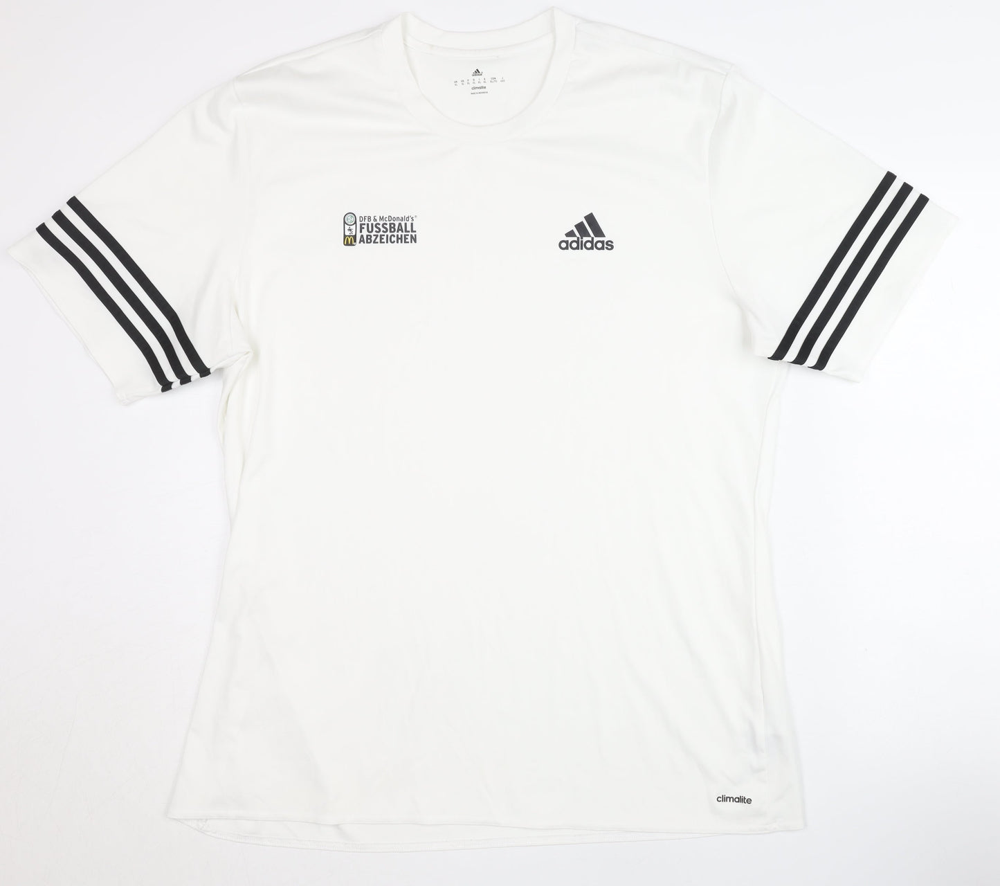 Adidas Men's White XL T-Shirt, Breathable & Moisture Wicking