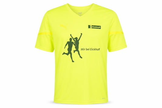 Puma Men's Yellow T-Shirt, Size L - Sporty & Stylish