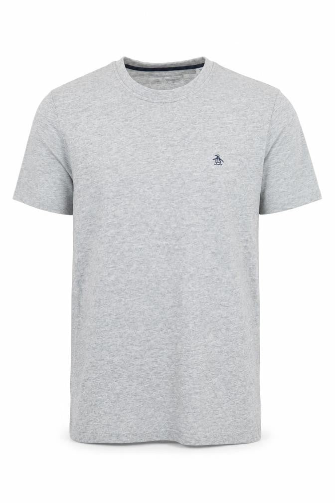 Penguin Men's Grey Short Sleeve T-Shirt Small