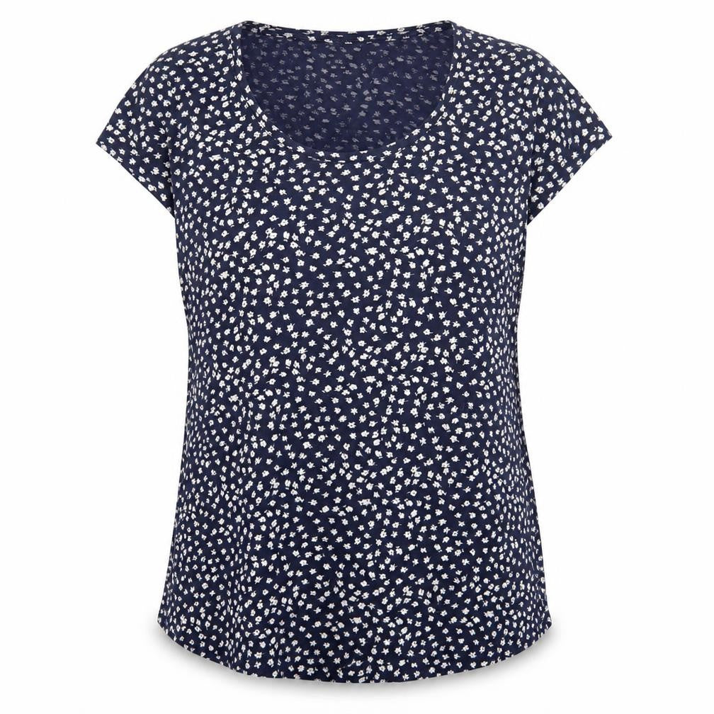 Womens UK Size L Gap Blue Cotton T-Shirt