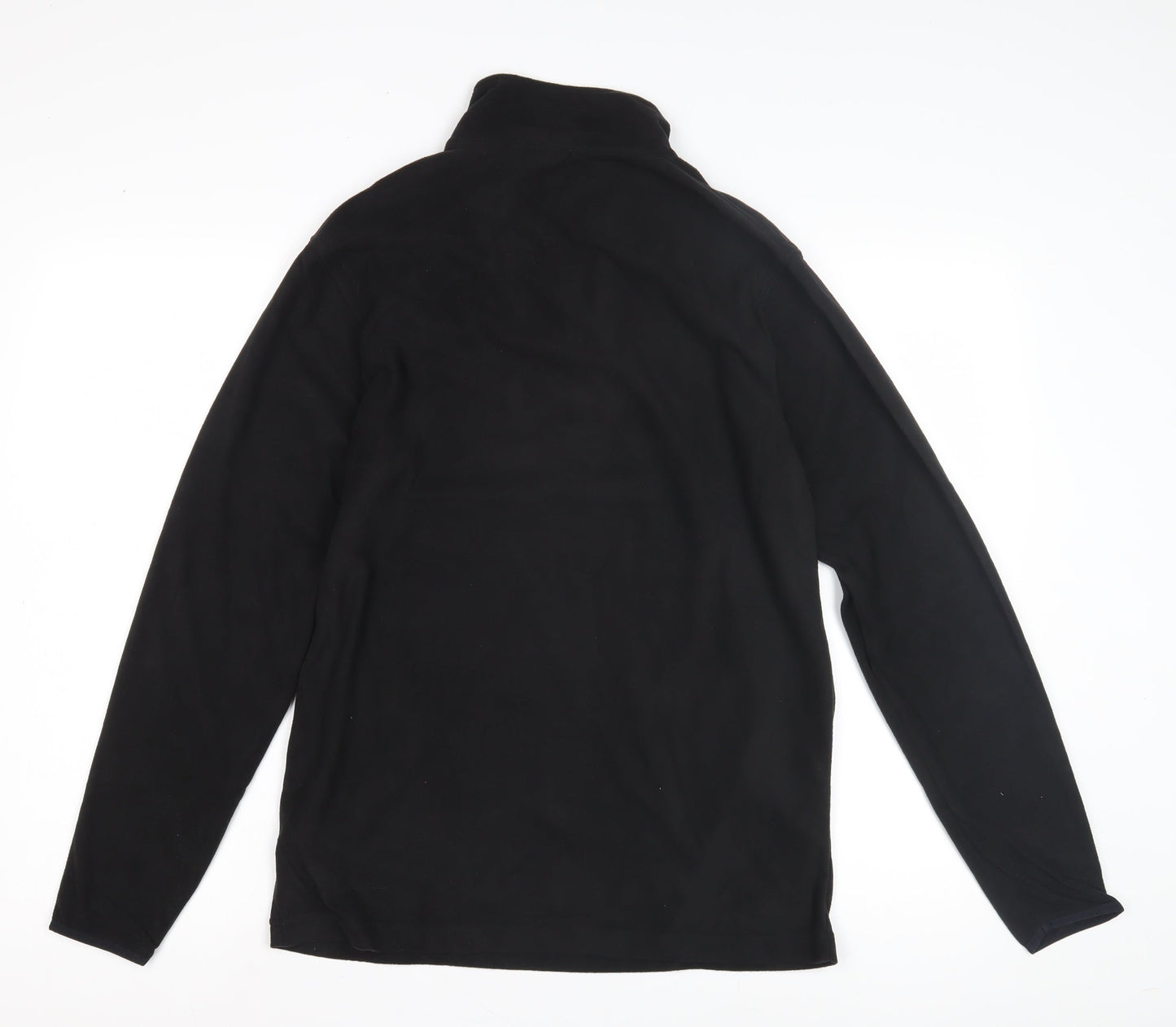 Roly Men's Black Henley Sweatshirt Size S