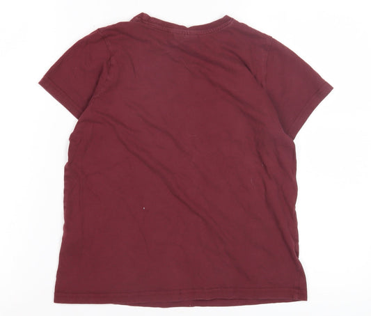 Girls Harry Potter Red Graphic T-Shirt Short Sleeve