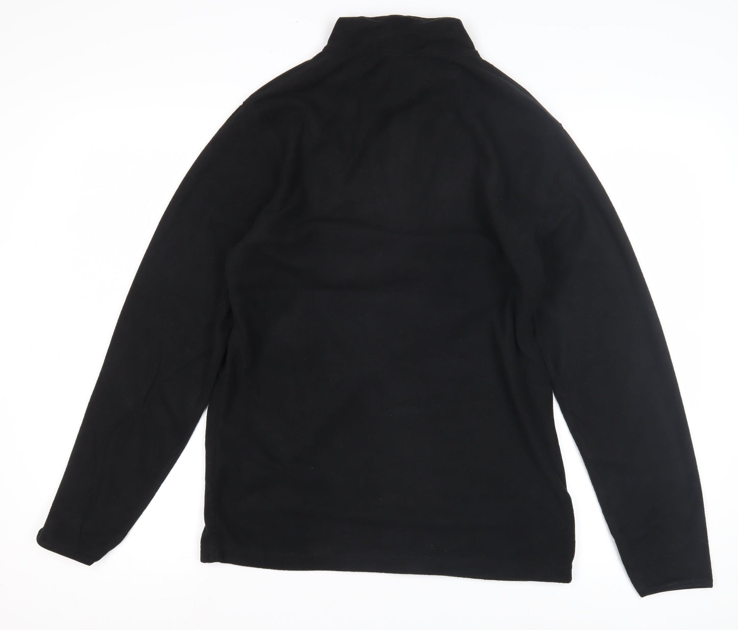 Roly Men's Black Fleece Pullover Sweatshirt S