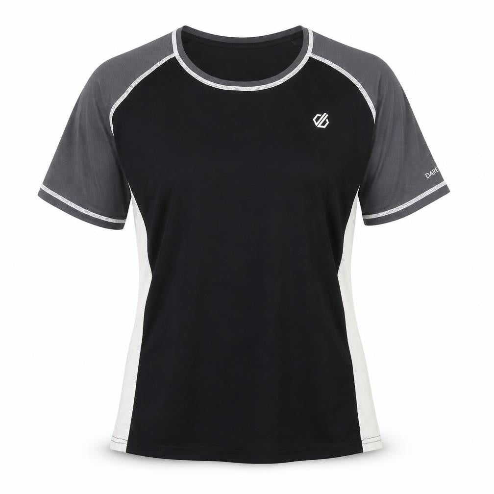 Dare 2b Women's Black Gym T-Shirt, Size M