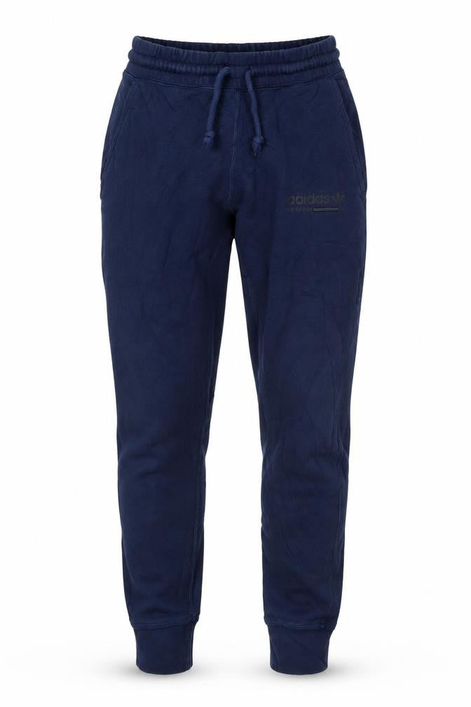 Front view of Adidas Men's Blue Jogger Trousers -, size S