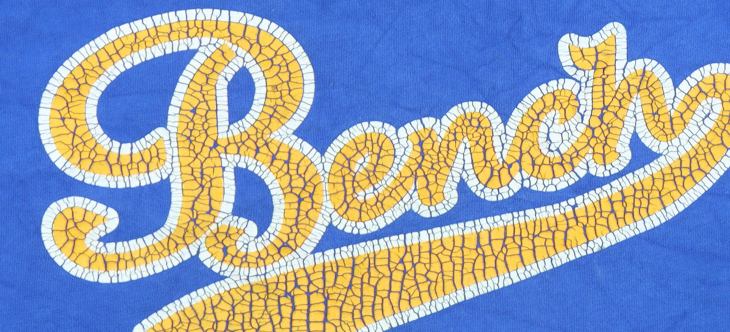 Bench Blue Unisex T-Shirt - XL, Casual Cotton Crew