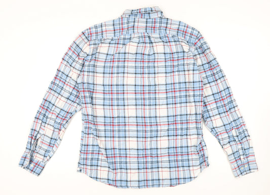 Gap Men's Multicoloured XL Slim Fit Plaid Shirt