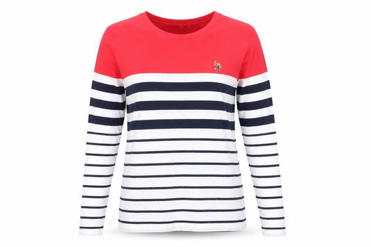 Womens UK Size 10 U.S. Polo Assn. Multicoloured 100% Cotton T-Shirt