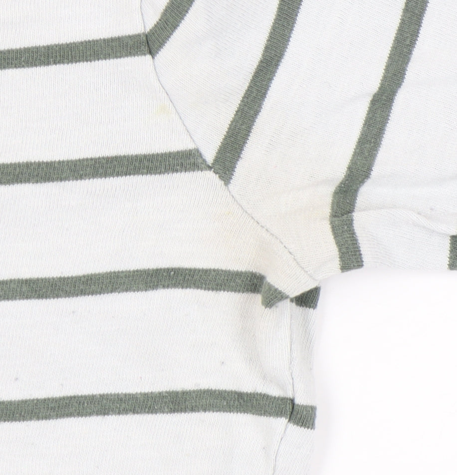 Mountain Warehouse Women's White Striped Top - Size 12