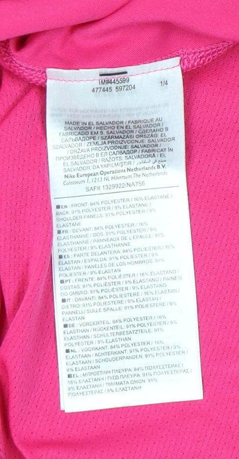 Nike Women's Pink Racerback Sports Tank Top