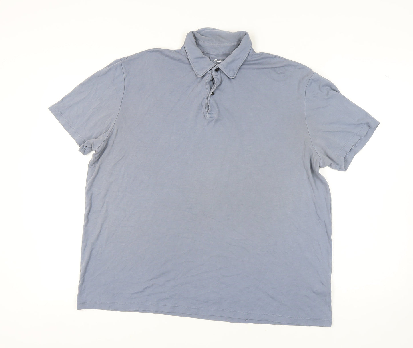 Charles Tyrwhitt Men's Blue Polo Shirt XL Cotton