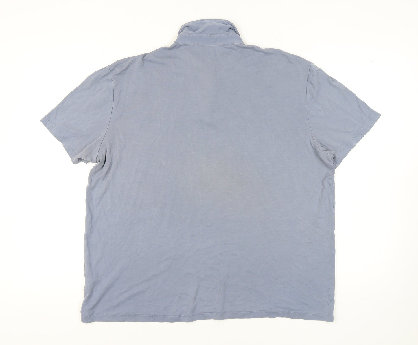Charles Tyrwhitt Men's Blue Polo Shirt XL Cotton