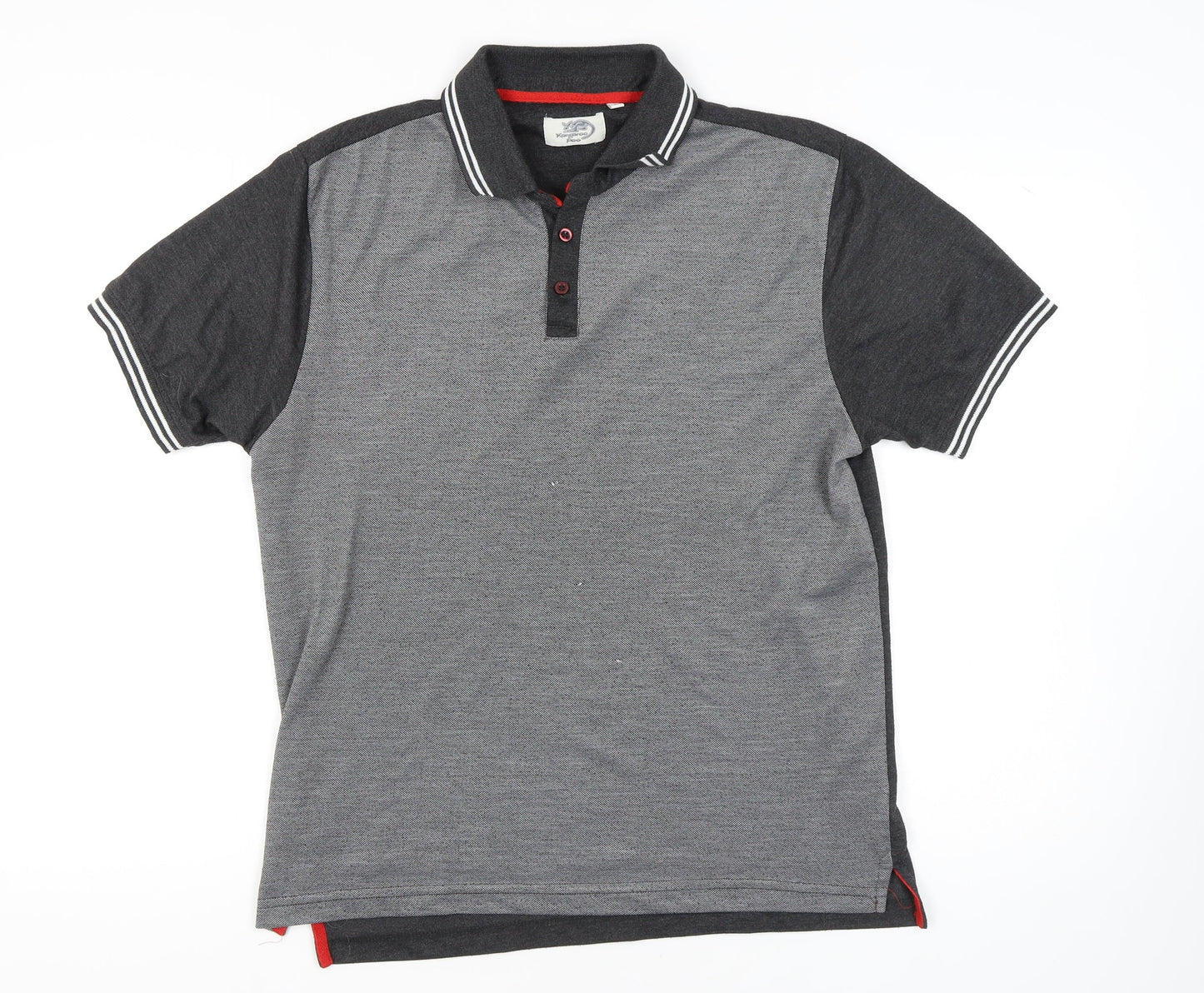 Kangaroo Poo Men's Grey Polo Shirt L