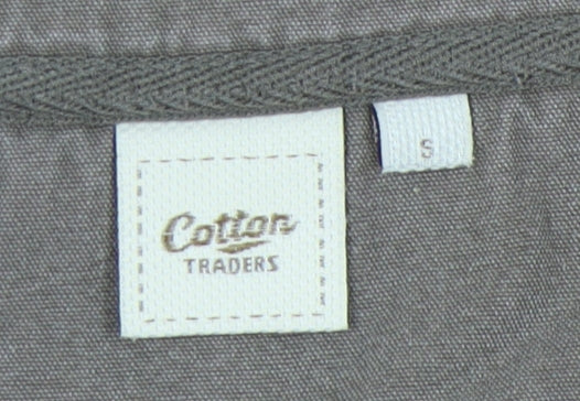 Cotton Traders Men's Orange Corduroy Pullover, Size S