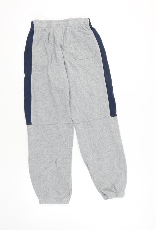 Nike Boys Grey Cotton Jogger Trousers XL