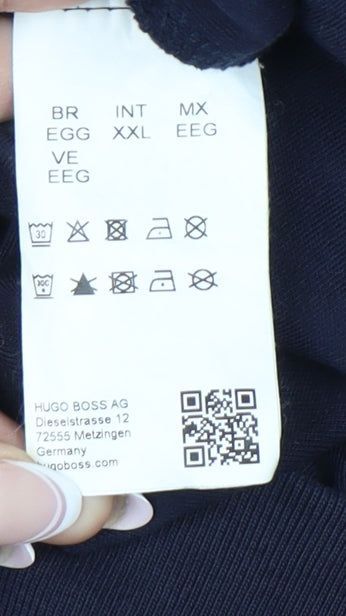 Hugo Boss Men's XL Blue Graphic Pullover Sweatshirt