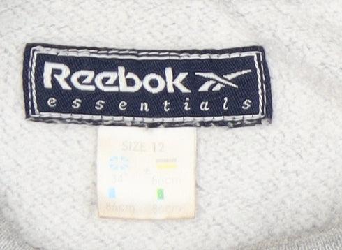 Reebok Grey Unisex Pullover Sweatshirt Size 12