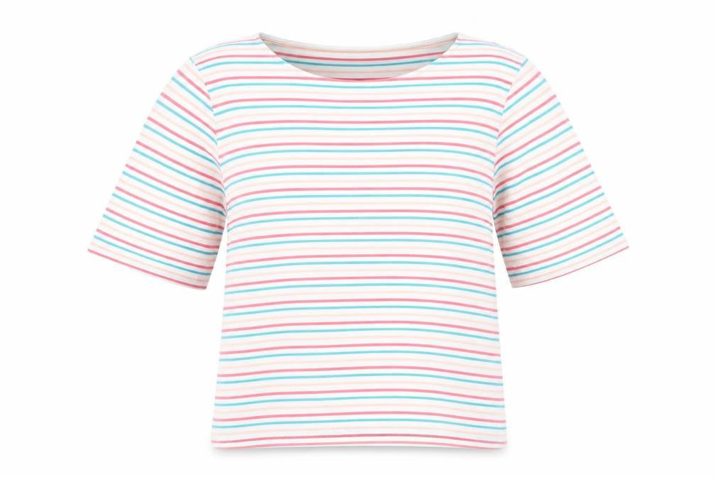 Womens UK Size 12 Crew Clothing Company Multicoloured  T-Shirt