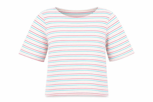 Womens UK Size 12 Crew Clothing Company Multicoloured  T-Shirt