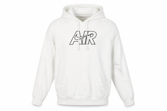 Mens UK XS Regular Nike White Pullover Hoodie