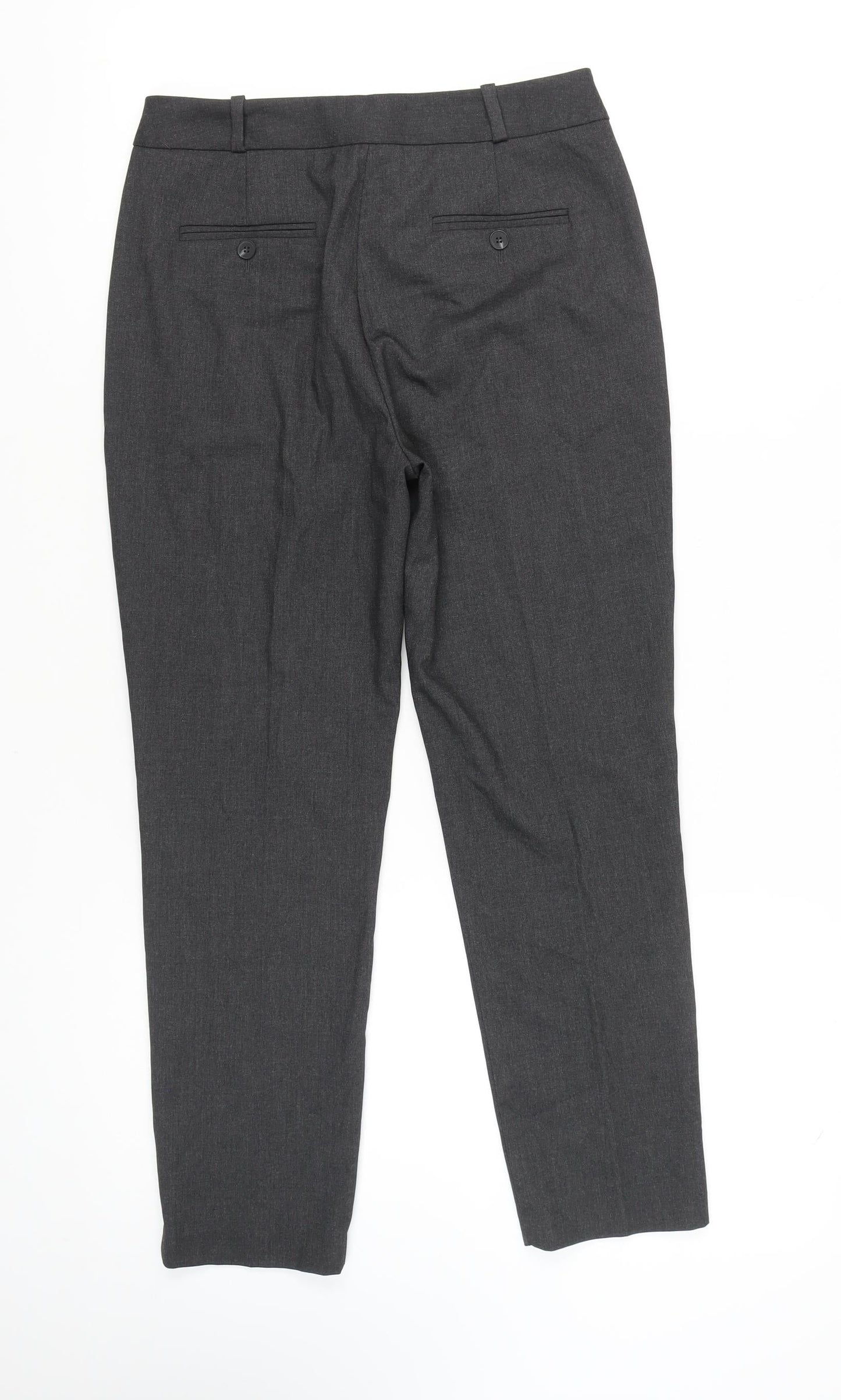 Next Women's Grey Trousers, Size 8, Business Style