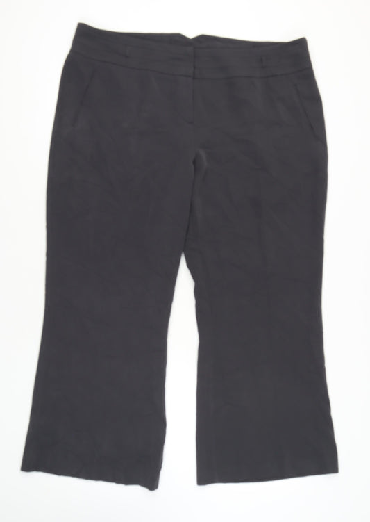 South Black Plus Size Women's Trousers Size 22
