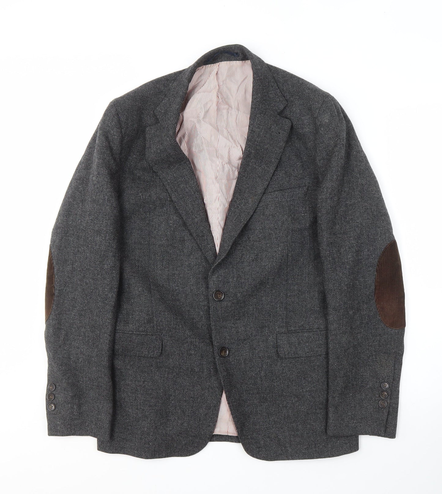 GANT Men's Grey Wool Blazer Jacket Size UK 38