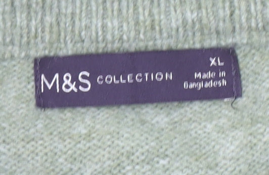 Marks and Spencer Women's Green XL Pullover Jumper