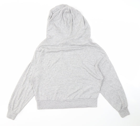 Boux Avenue Women Grey Hoodie Size M Pullover Style