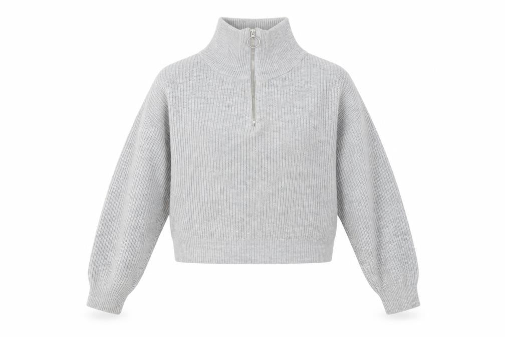 Urban Outfitters Women's Grey Full Zip Jumper M