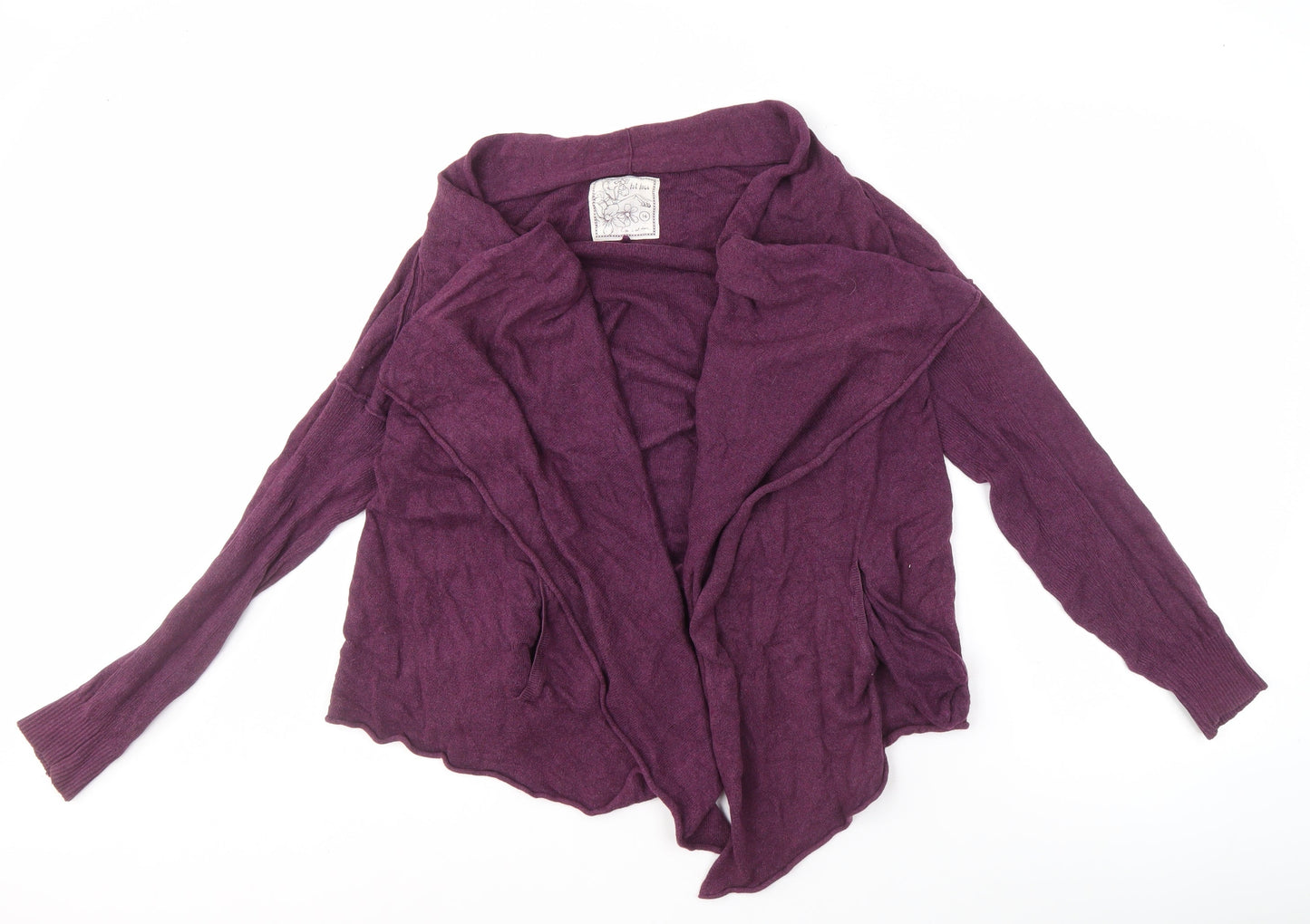 Fat Face Women's Purple Open Front Cardigan Size 16