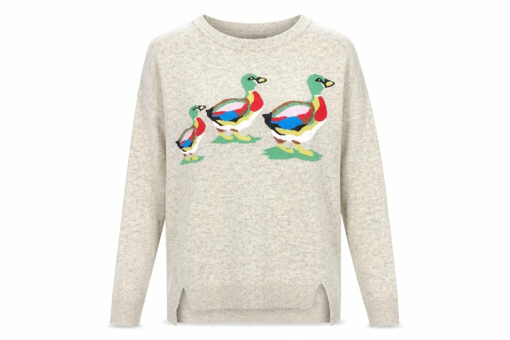 Womens UK XS Regular Cath Kidston Beige Pullover