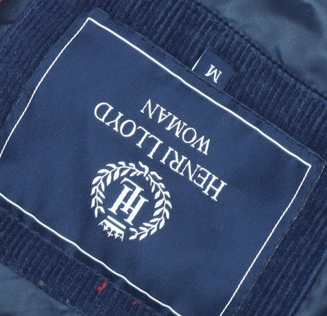 Henry Lloyd Red Quilted Double-Breasted Jacket M