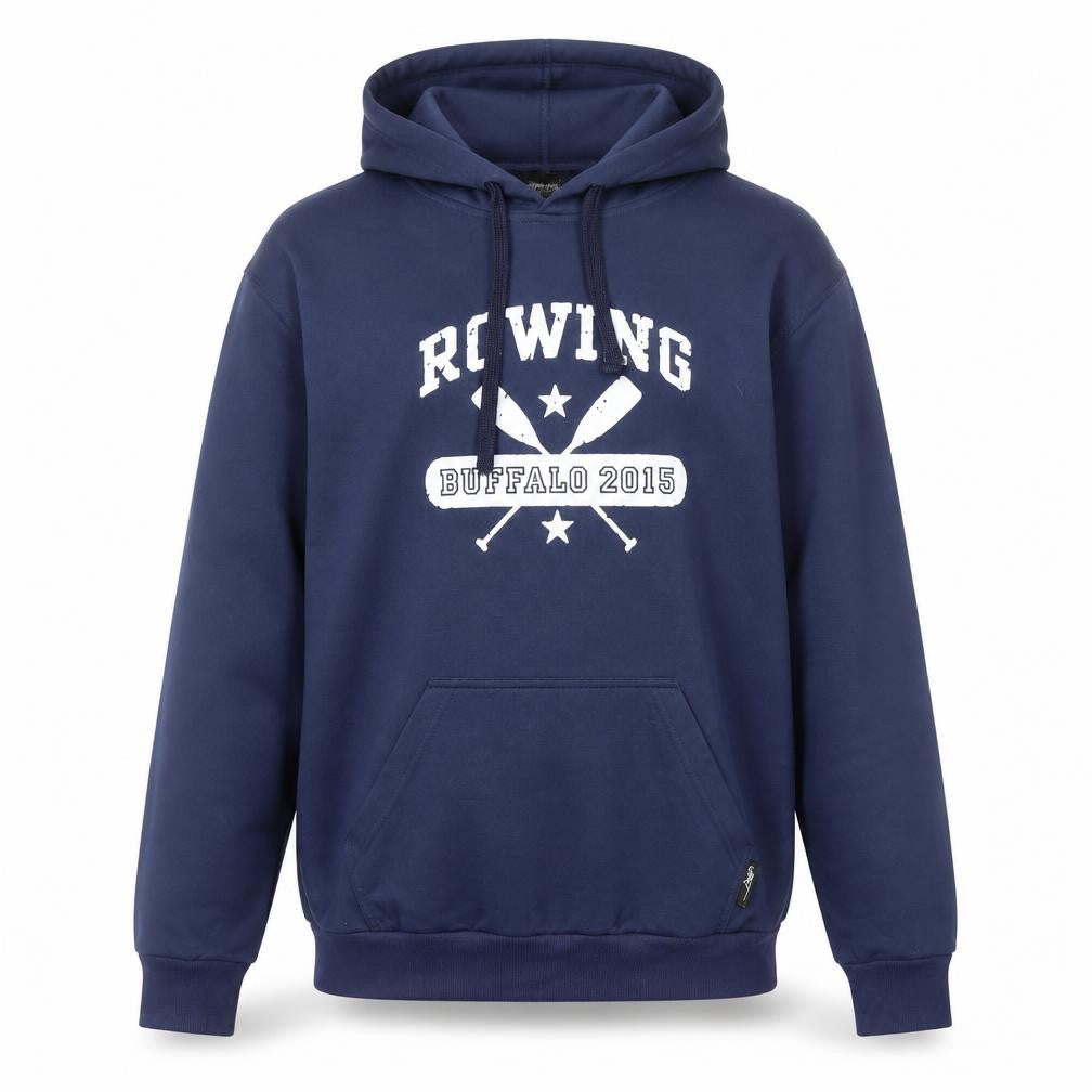 BRT Men's Blue Pullover Hoodie M - Sports Graphic