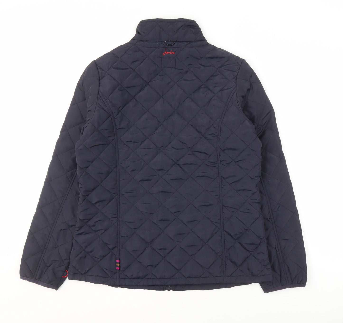 Joules Women's Blue Quilted Jacket Size 12