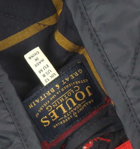 Joules Women's Blue Quilted Jacket Size 12