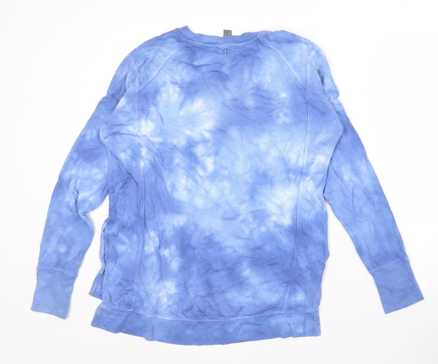 Sweaty Betty Women's Blue XS Tie-Dye Pullover Sweatshirt