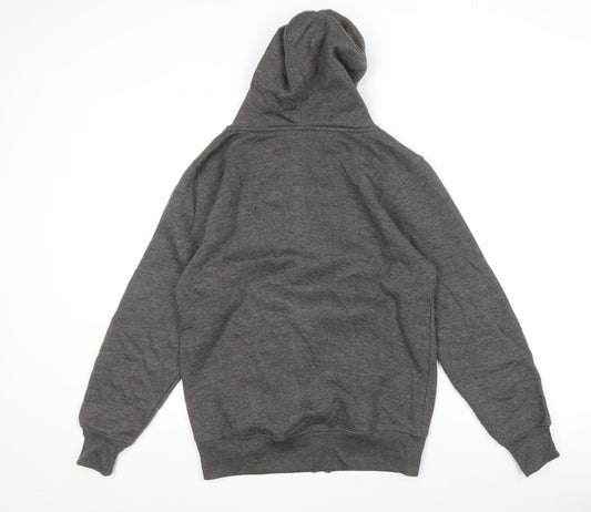 British-Eagle Men's Grey Full Zip Hoodie S