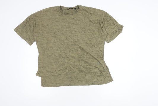 Ted Baker Women's Beige T-Shirt Size 4 Casual Fit