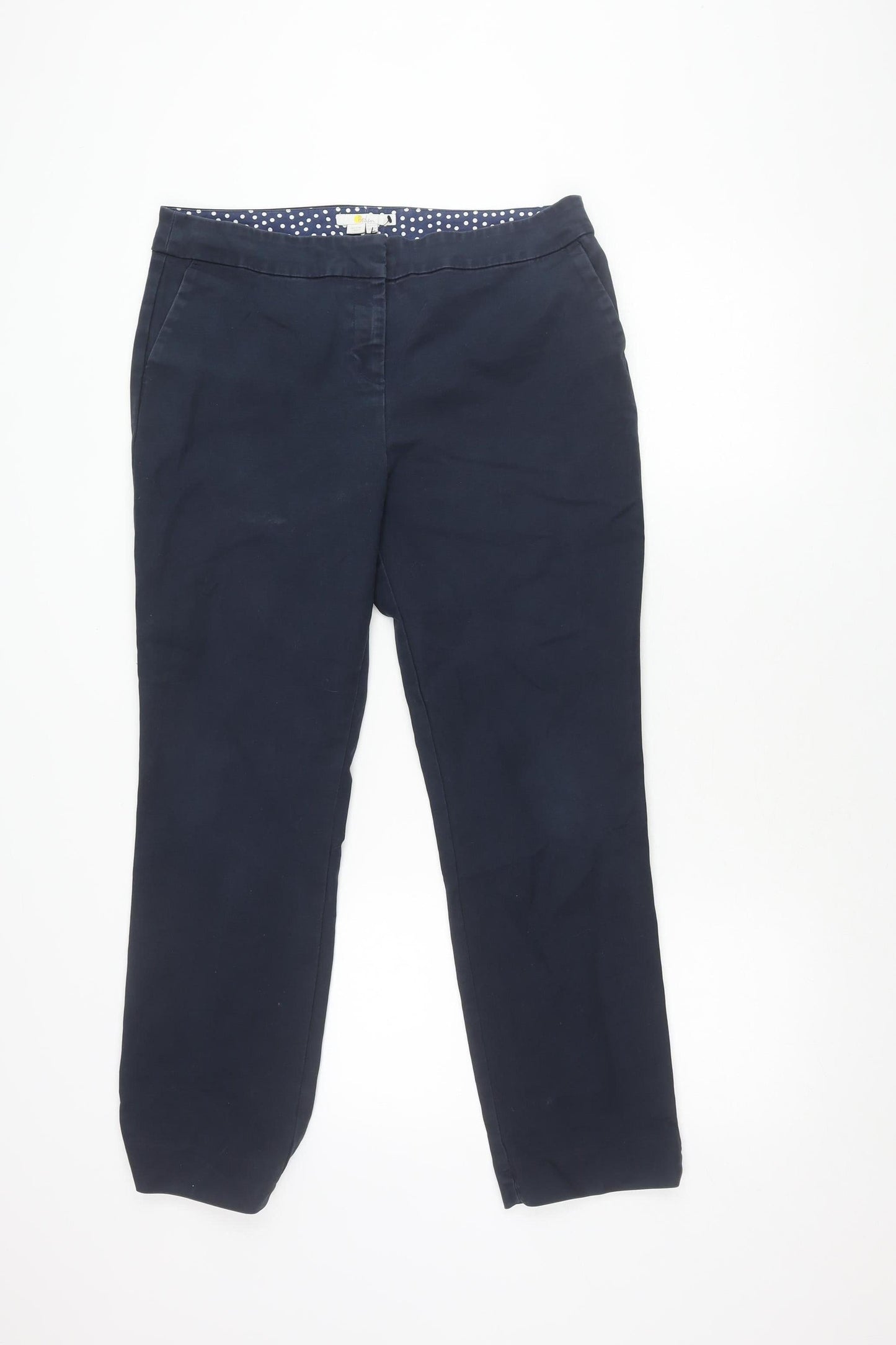 Boden Women's Blue Chino Trousers Size 14 Plus