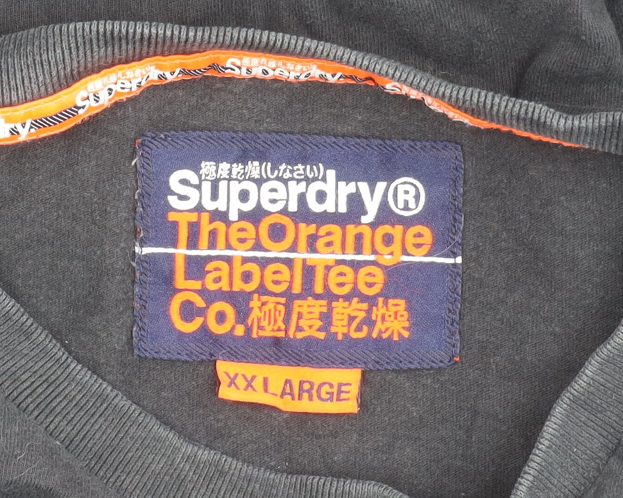 Superdry Men's Black 2XL Long Sleeve T-Shirt