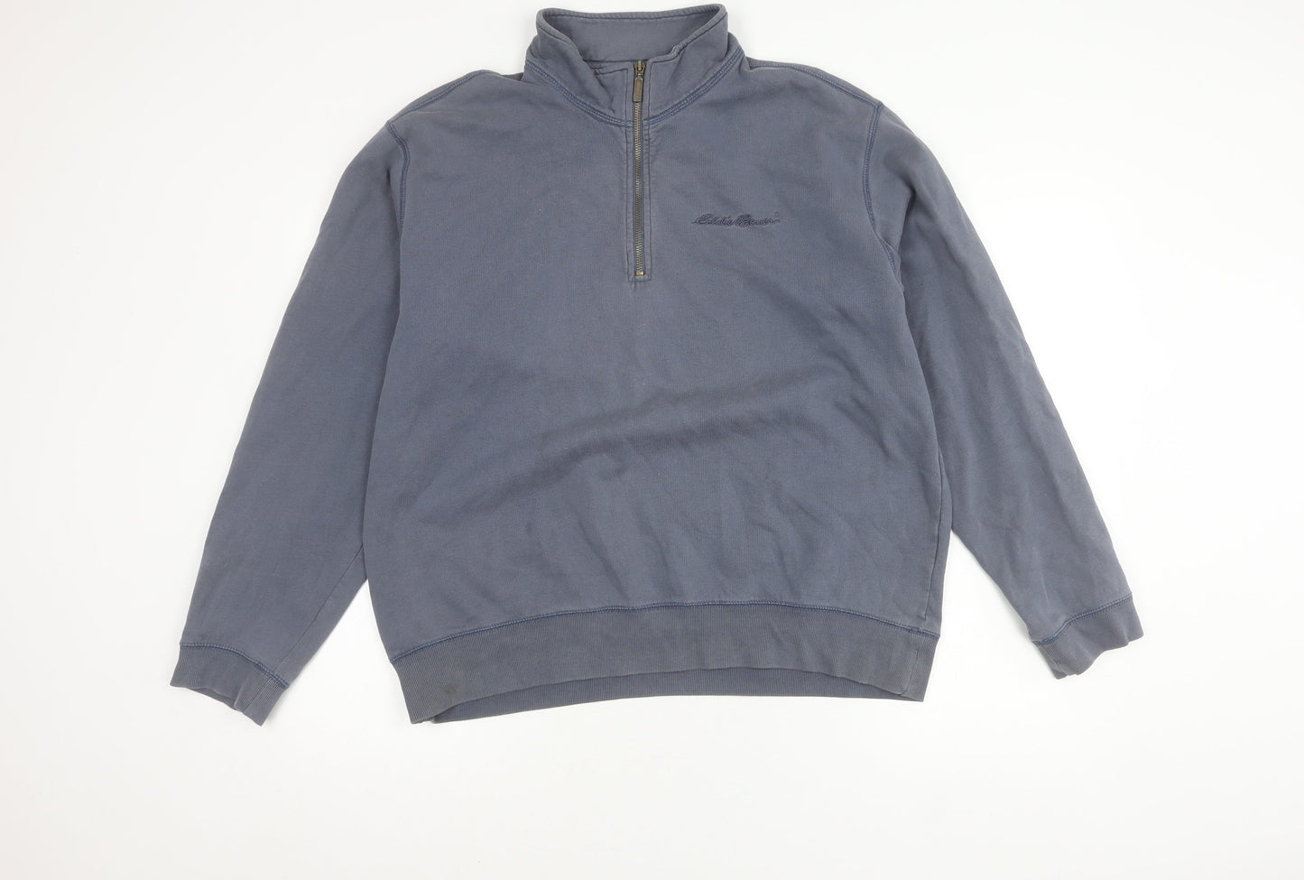 Eddie Bauer Men's Blue Pullover Sweatshirt, Size L