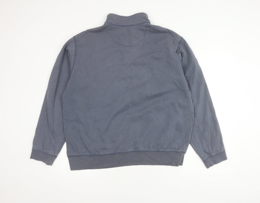 Eddie Bauer Men's Blue Pullover Sweatshirt, Size L